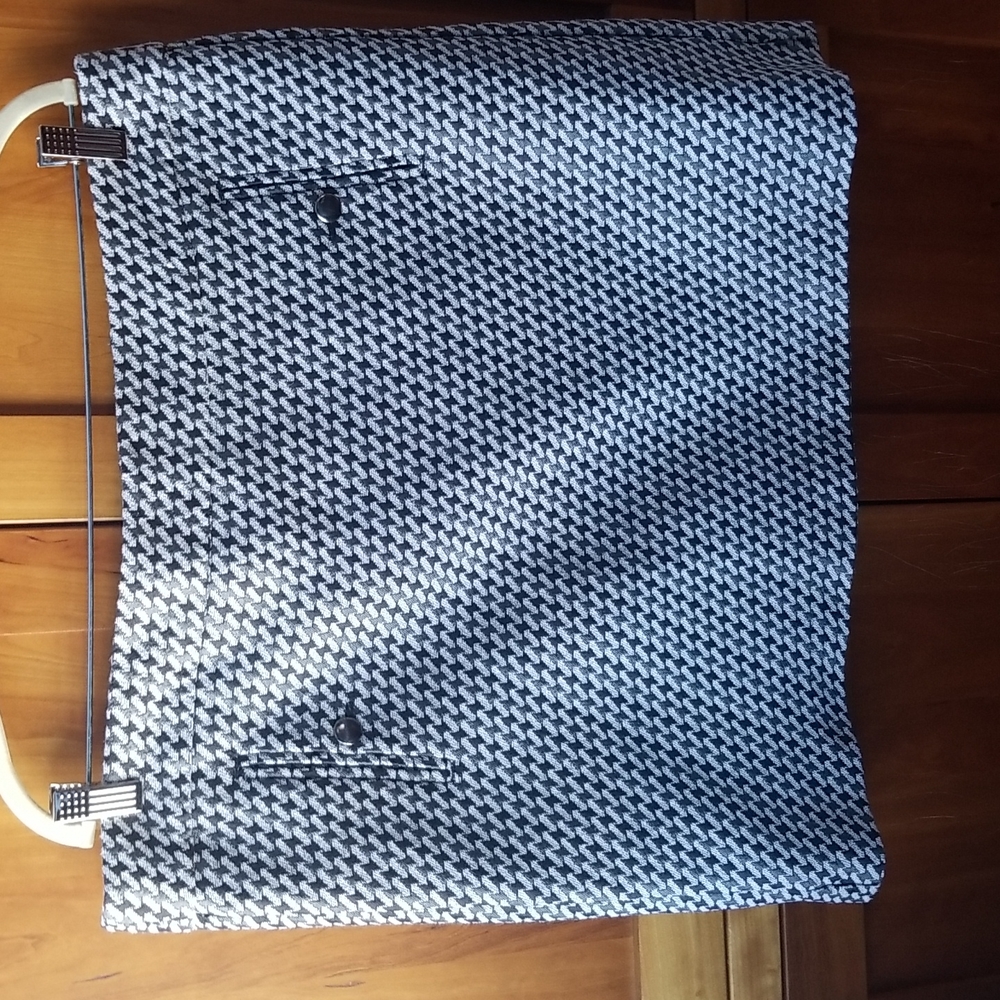 Loft A-line cotton/poly skirt, size 16